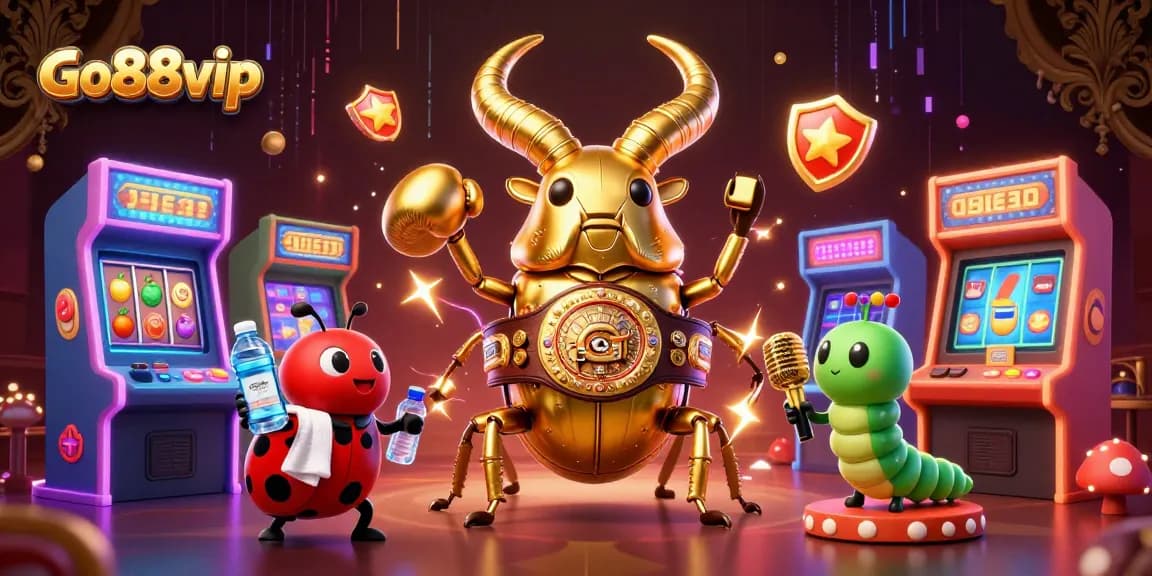 Go88vip invites players to experience thrilling jackpot action in a vibrant casino scene.