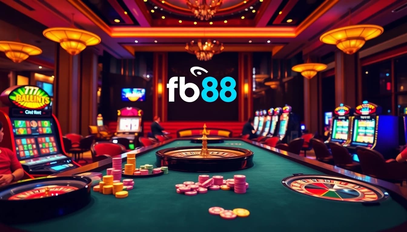 Experience top gaming excitement at fb88 with vibrant casino tables and thrilling action.