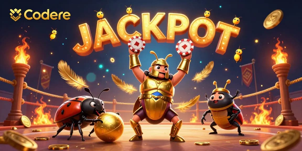 Codere champions celebrate a victory in a dynamic casino scene filled with excitement.
