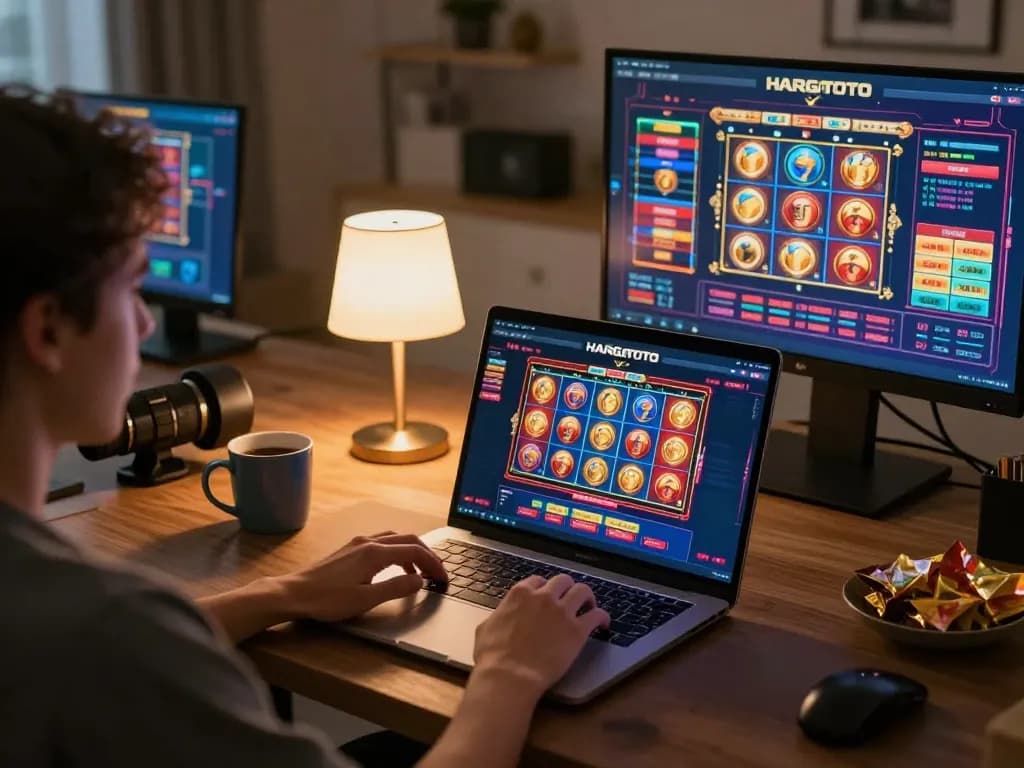 Rasakan permainan yang mendebarkan di HARGATOTO dengan slot online yang imersif dan taruhan strategis.