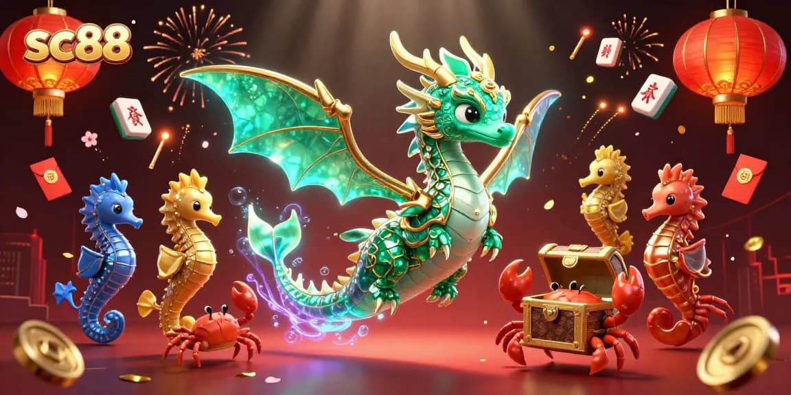 Engage with sc88's vibrant casino experience featuring unique characters and elements in a dynamic scene.