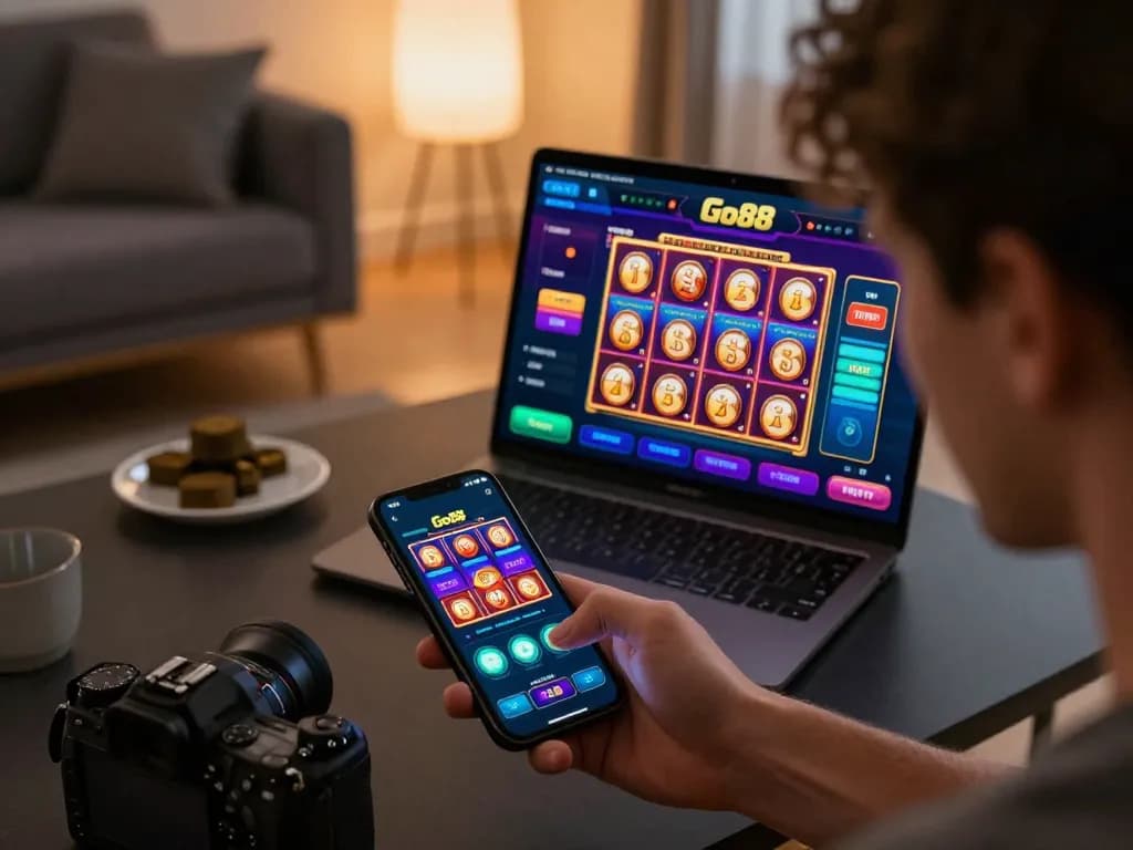 Tham gia vào trò chơi hấp dẫn với ứng dụng casino Go88 trên điện thoại thông minh với giao diện trò chơi sống động