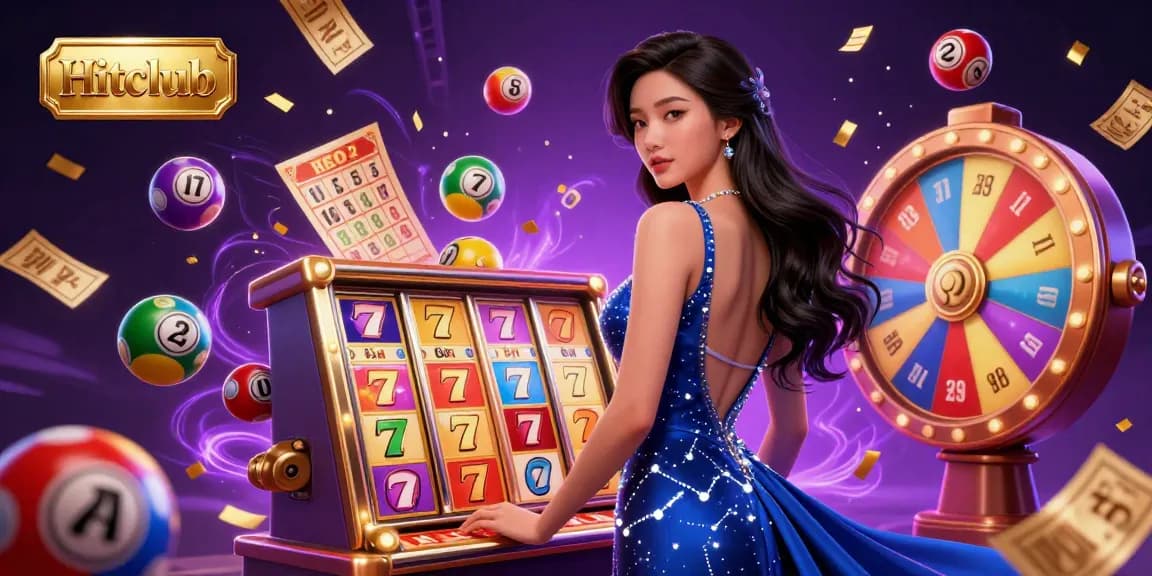 Hitclub delivers an exciting gaming experience by spinning slots and colorful lottery balls.