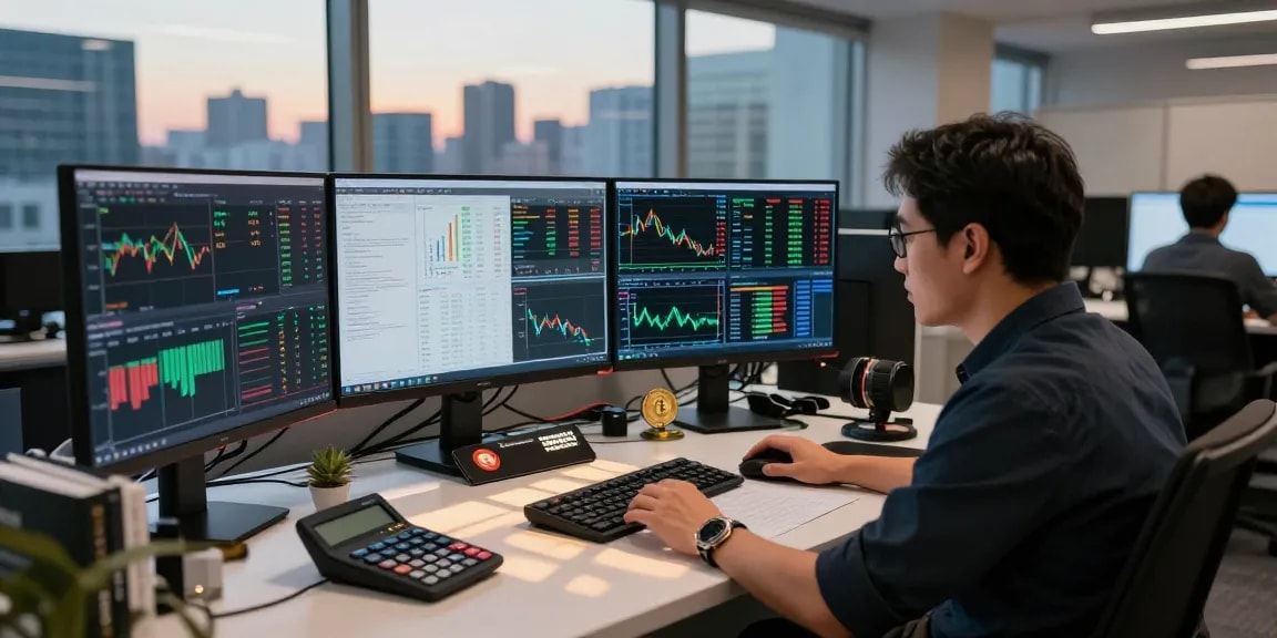 Отзывы о Bitmex: трейдеры обсуждают криптовалюты в офисе с экранами