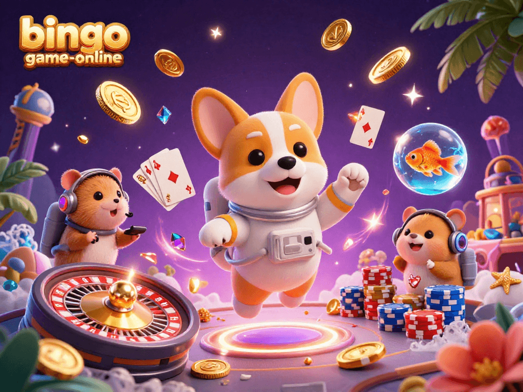 Experience thrilling jackpot excitement with bingo-game-online's vivid casino illustration.