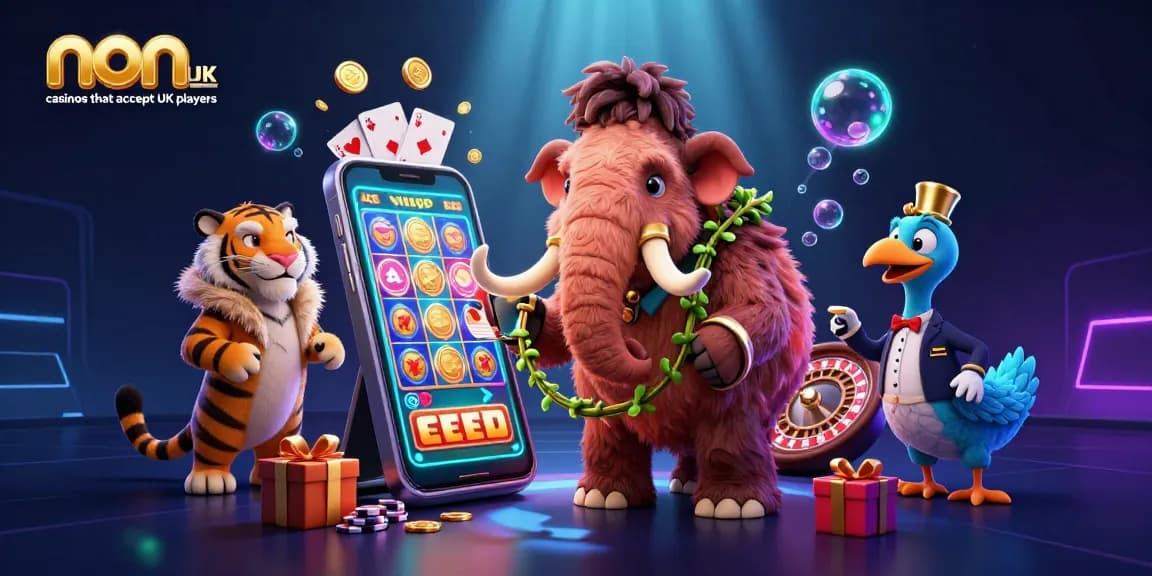 Spin to win at non UK casinos that accept UK players with exclusive bonuses and rich rewards.