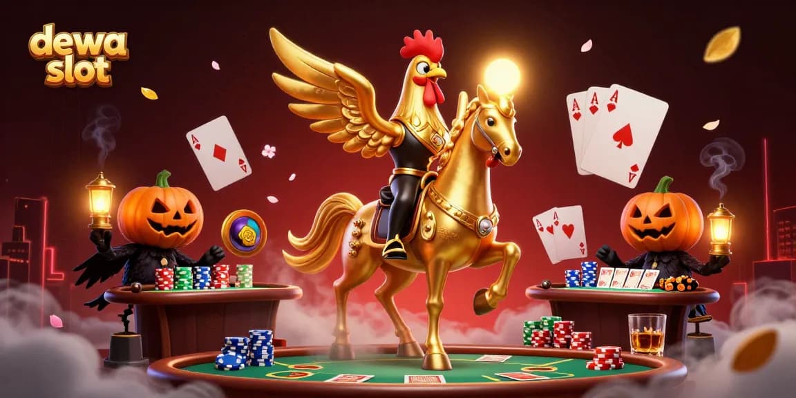 Menggali sensasi judi dewa slot dengan karakter unik dalam kasino malam penuh cahaya.