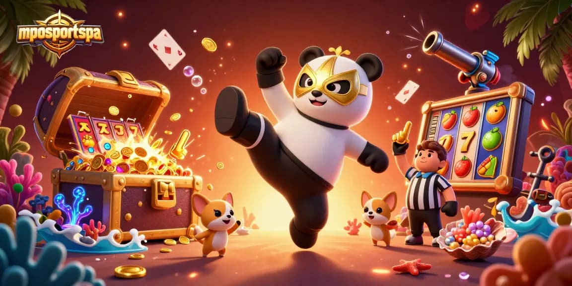 Experience thrilling slots action at mposportspa with vibrant casino scene depicting excitement.