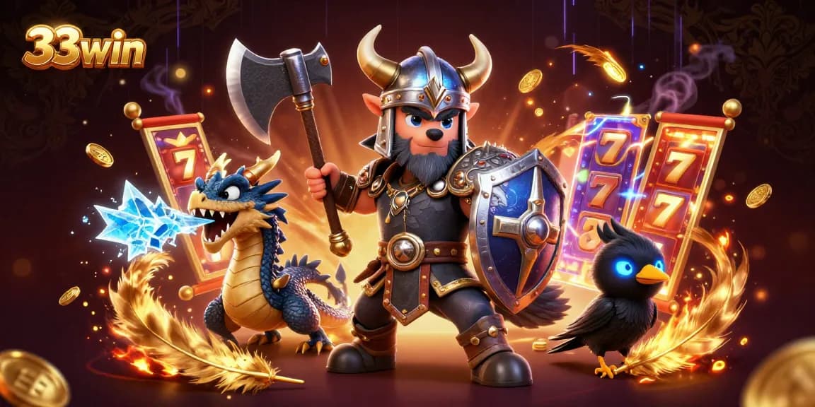 Engage with 33win’s thrilling online slots featuring vibrant characters and immersive gameplay.