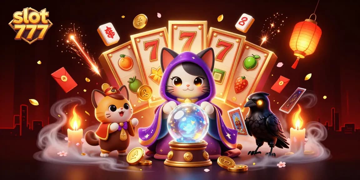 Rasakan keseruan slot 777 dengan desain grafis penuh warna dan efek memukau, menggambarkan suasana kasino