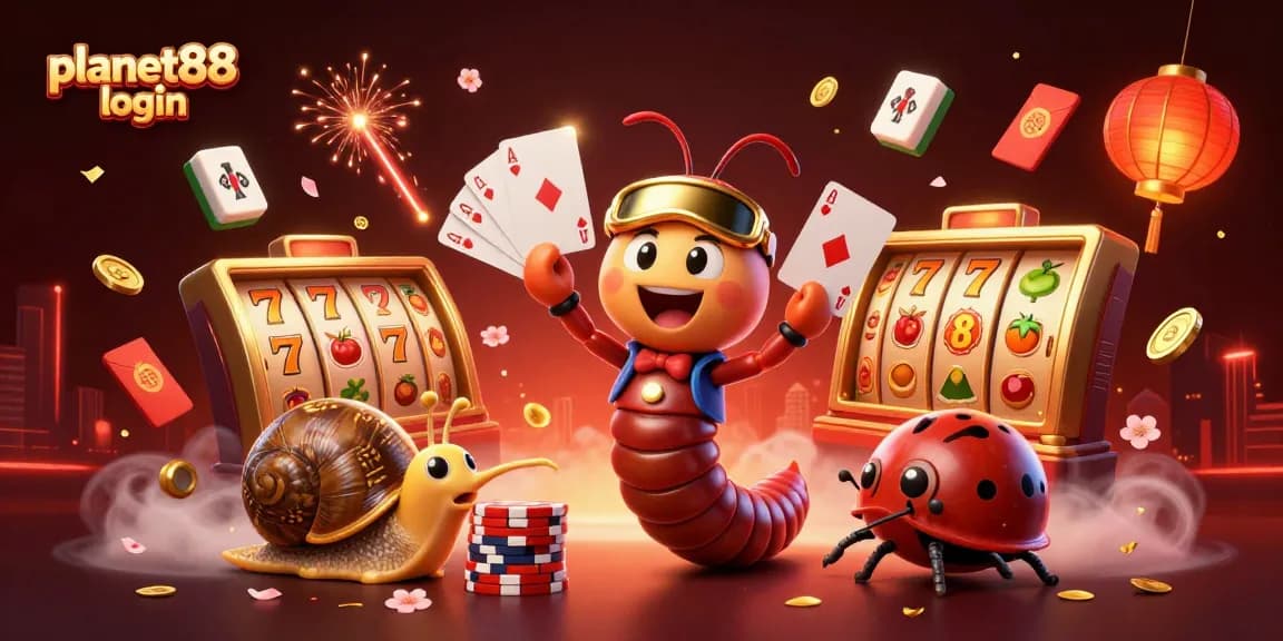 Win big with planet88 login and explore thrilling slots as a snail high-roller pushes chip stacks.