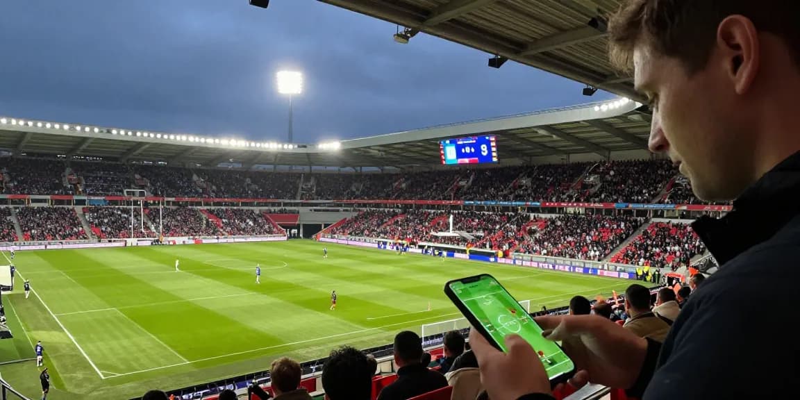 แทงบอลโลก expert predictions and live betting options displayed in stadium atmosphere