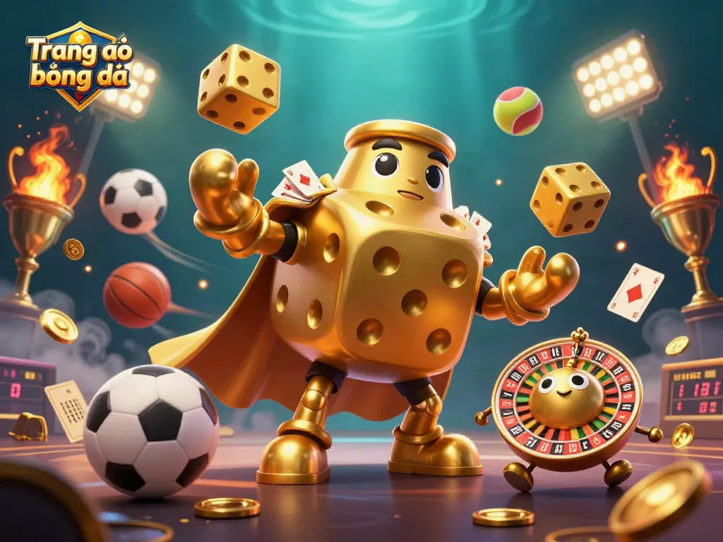 Experience the excitement of Trang cá độ bóng đá with dynamic sports elements and vibrant characters.