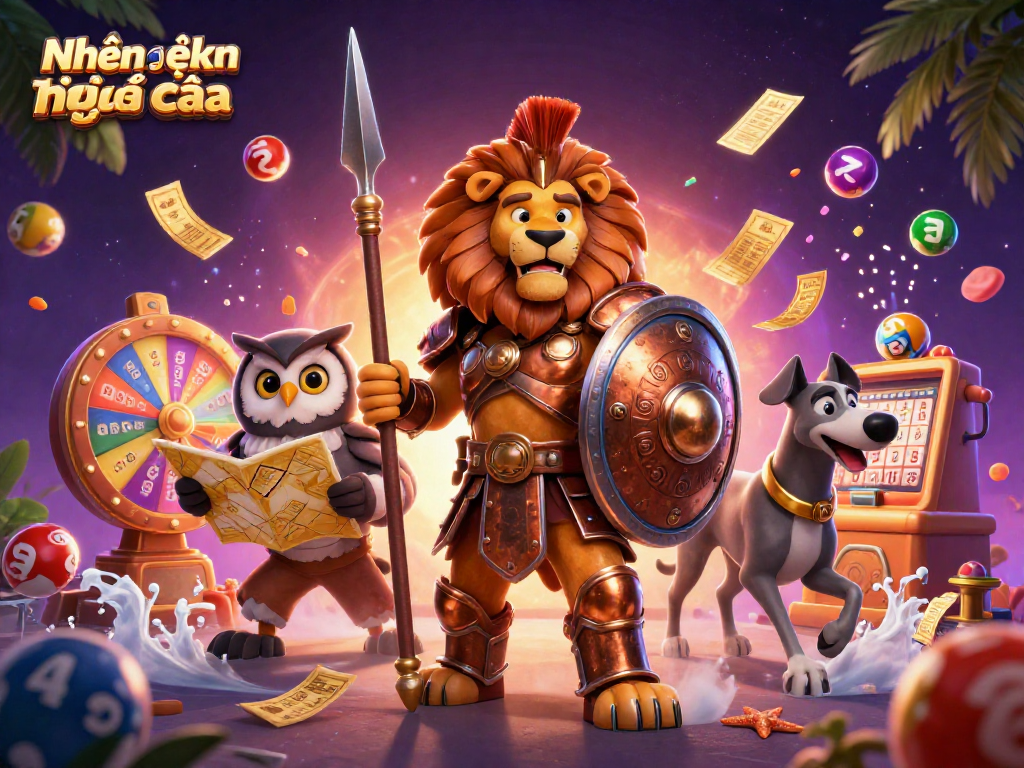 Engage with "Nhận định kèo nhà cái" through an exciting casino strategy scene featuring vibrant gambling elements.