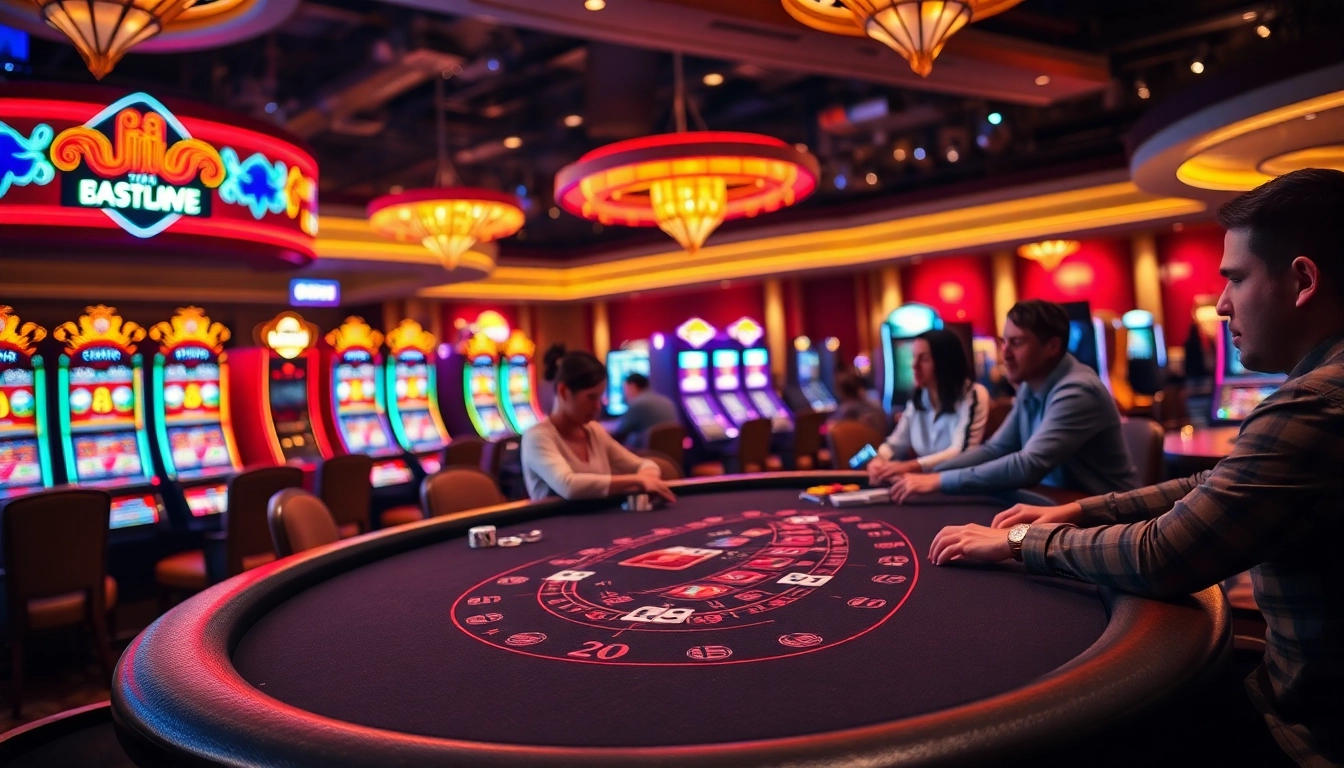 Engaging blackjack game showcasing the excitement of uu娱乐 in a vibrant casino setting.