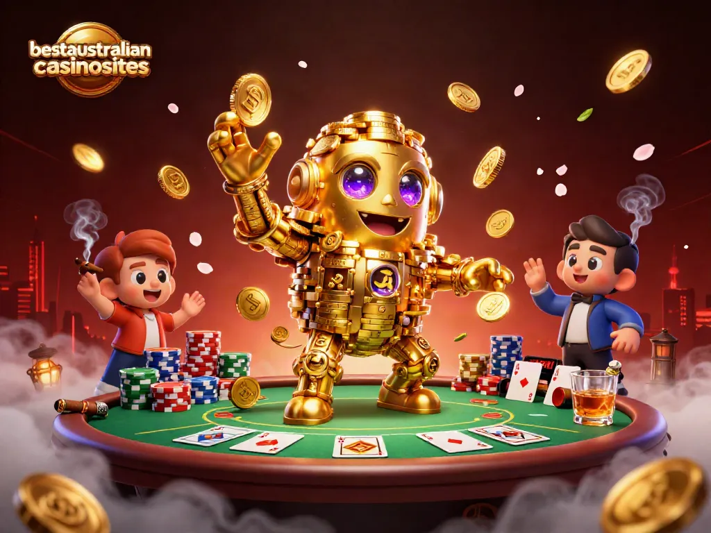 Engage with the thrilling golem of gold and chips at bestaustraliancasinosites' casino games