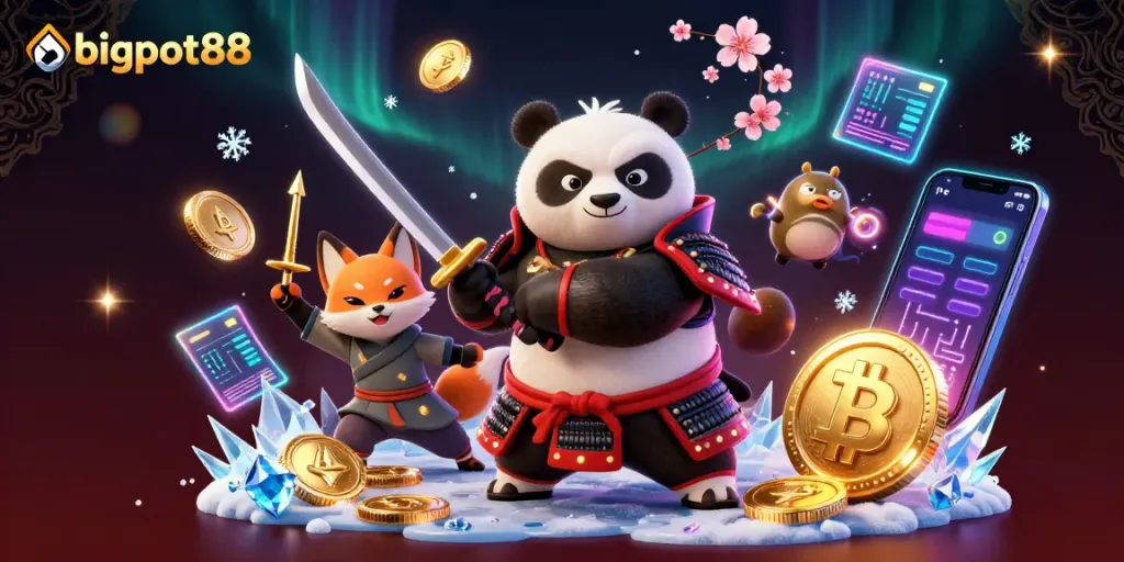 bigpot88 menyerang dengan samurai panda dan ninja rubah dalam permainan kasino yang menegangkan
