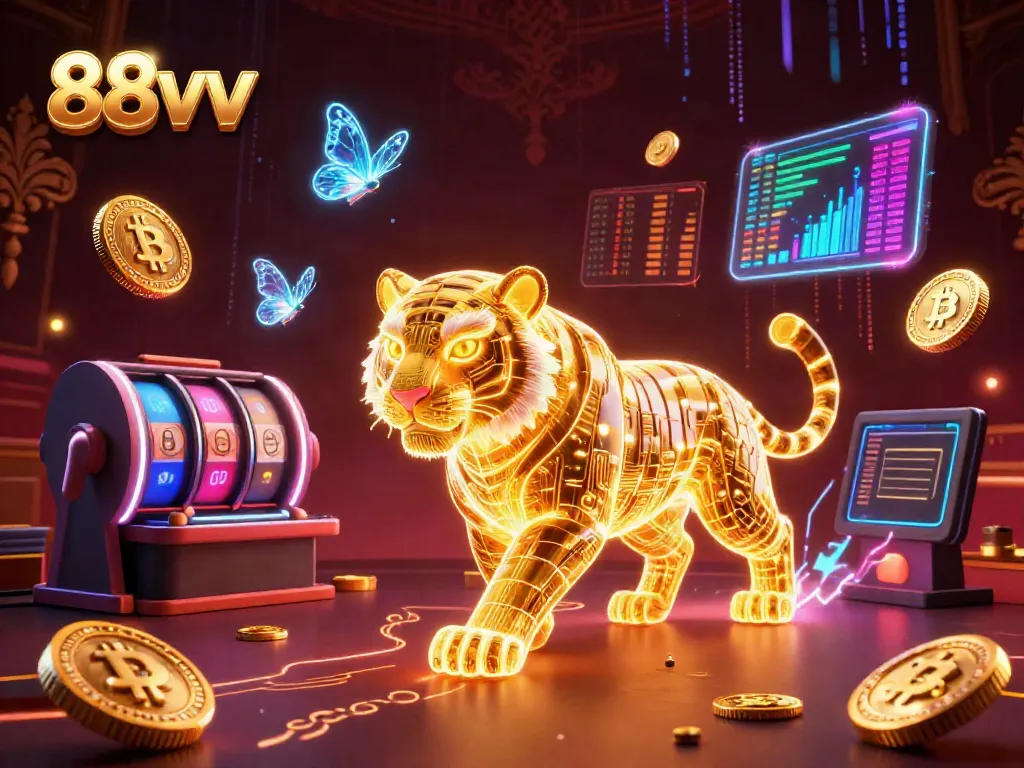 Experience thrilling action at 88vv with slots and crypto elements in a vibrant digital casino.