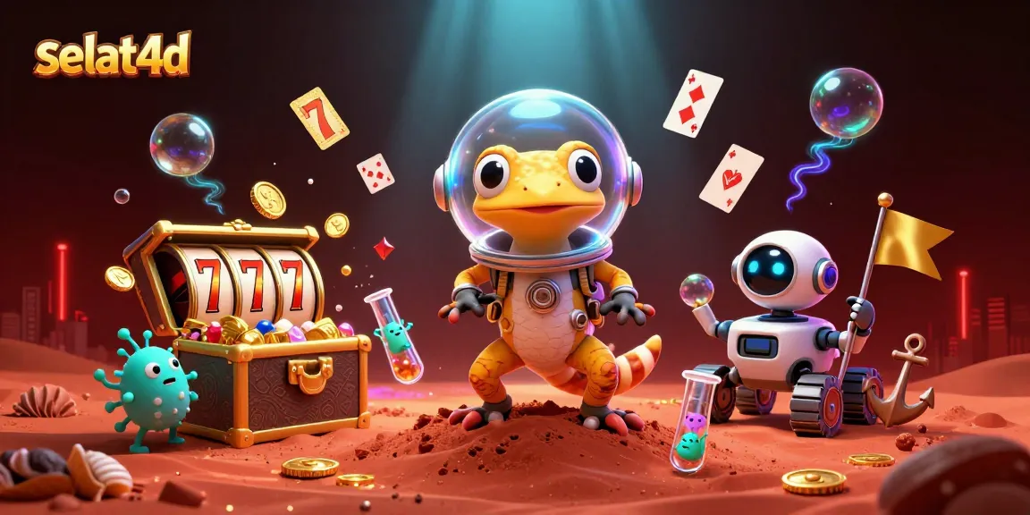 Experience exciting slot games in selat4d's thrilling Martian casino adventure.