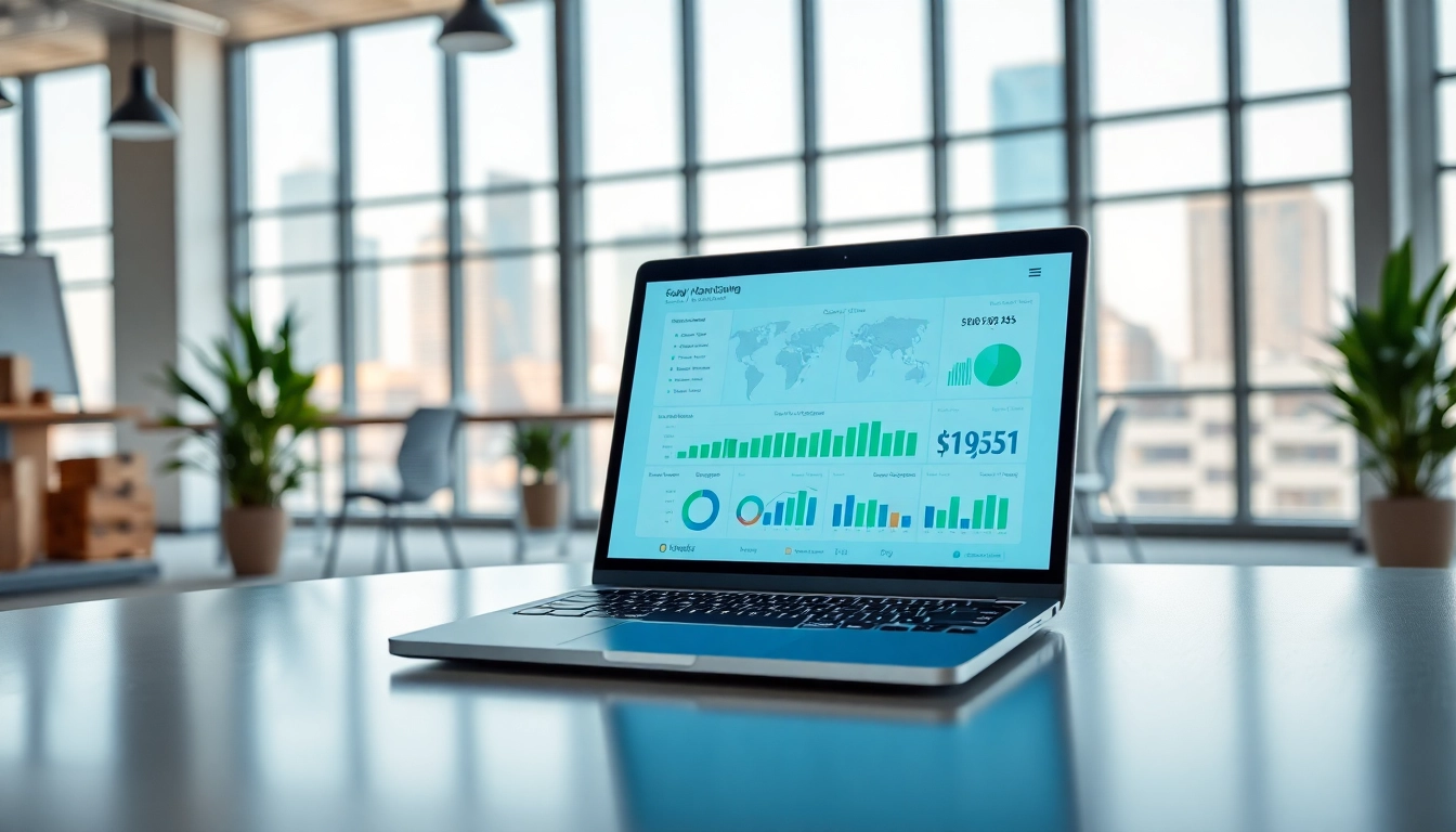 Optimize your operations with innovative Supply chain management software displayed on a laptop.