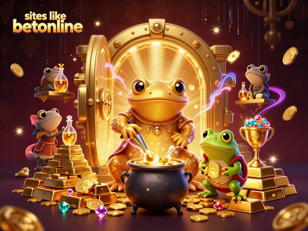 Engage in dynamic gambling with exciting sites like betonline featuring a golden alchemist and riches.