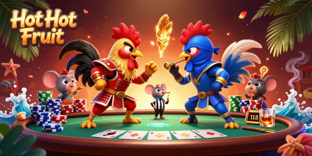สู้กันในเกม Hot Hot Fruit ที่ในคาสิโนออนไลน์ด้วยโรสเตอร์ 3D สุดมันส์