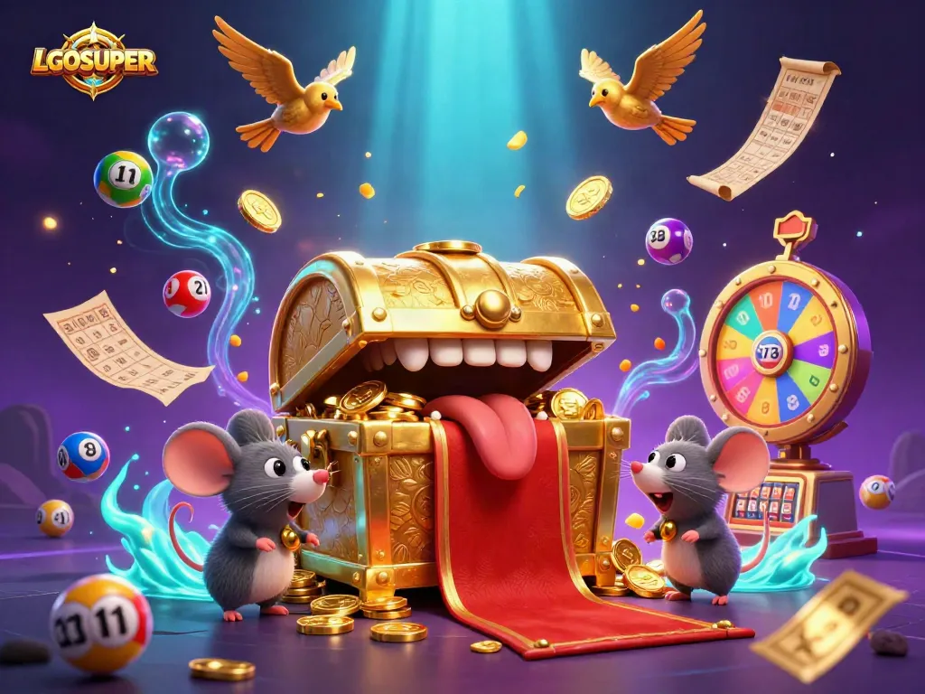 Exciting action featuring LGOSUPER symbolizing winning strategies in a dynamic casino environment.