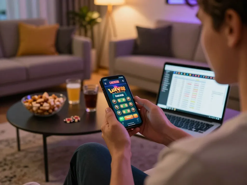Experience thrilling online gambling with lucky88 on your smartphone in a cozy environment