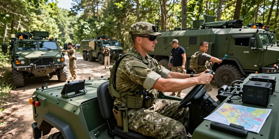 88M military transport operator driving a vehicle through rugged terrain, showcasing teamwork in logistics operations.