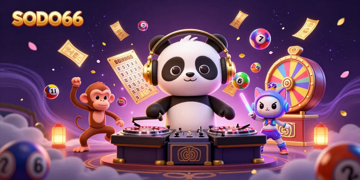 Experience SODO66's vibrant casino scene with lively characters and dynamic game elements.