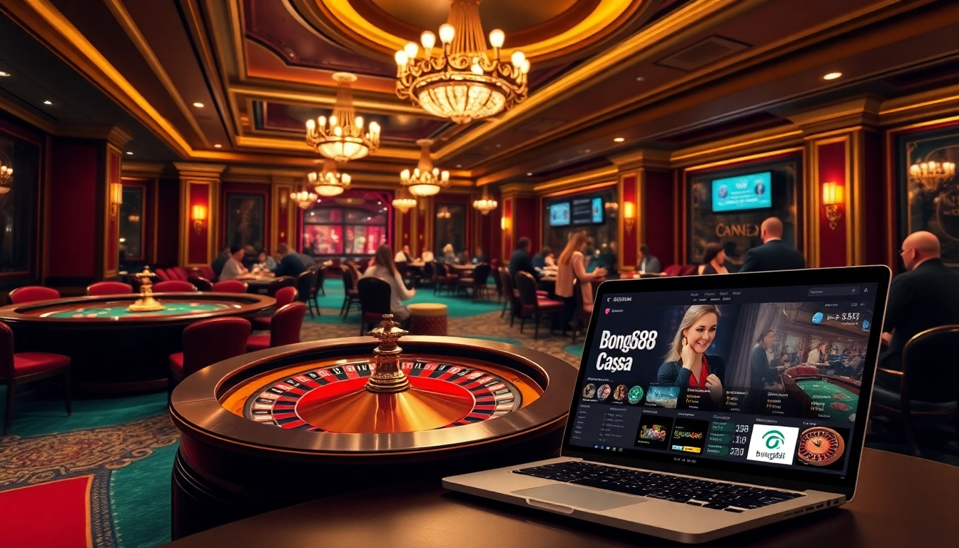 Experience the excitement of gambling at bong88.casa with live roulette and online betting.
