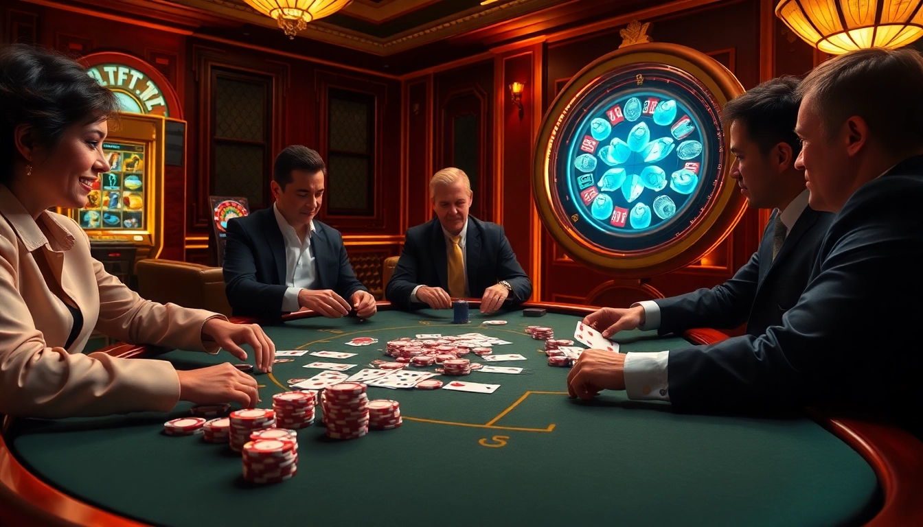 Shop tft reveals exciting gambling activity at a luxurious casino table.