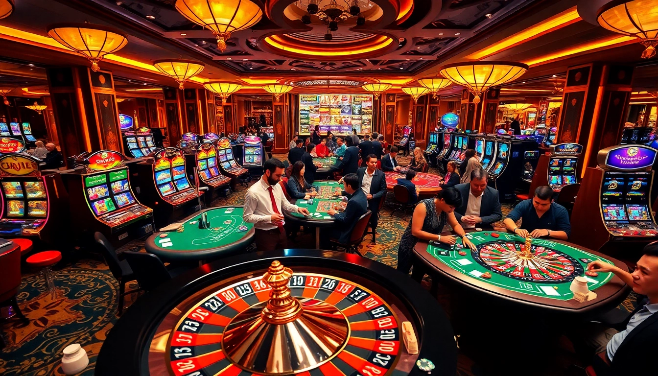 Experience the excitement of 68 Game Bài with vibrant casino visuals and engaging players.