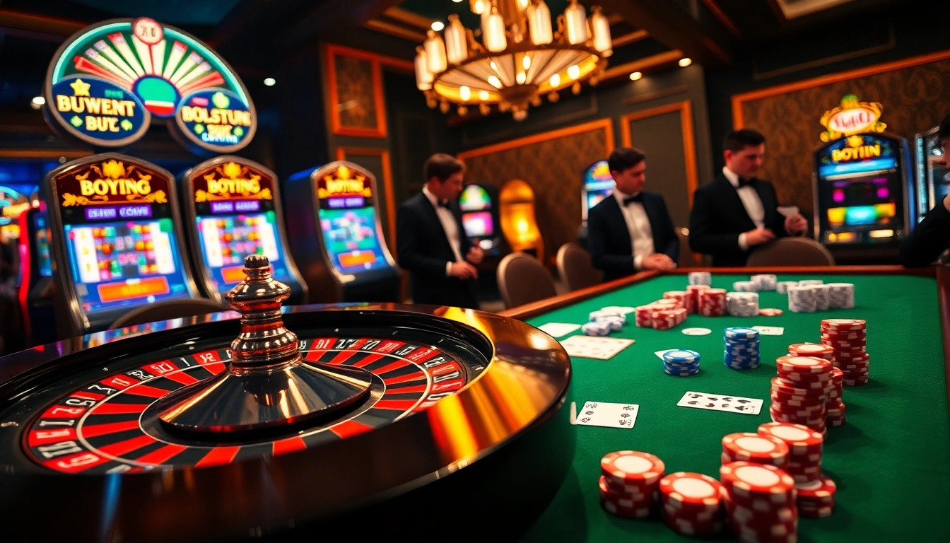Experience the thrill of Bomwin with luxurious casino games and vibrant roulette action.
