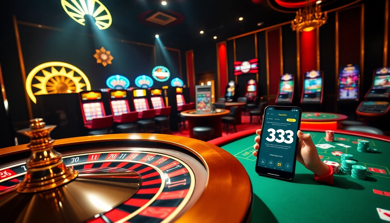 Experience the thrill of winning on 33win with luxury casino visuals and engaging online gaming elements.
