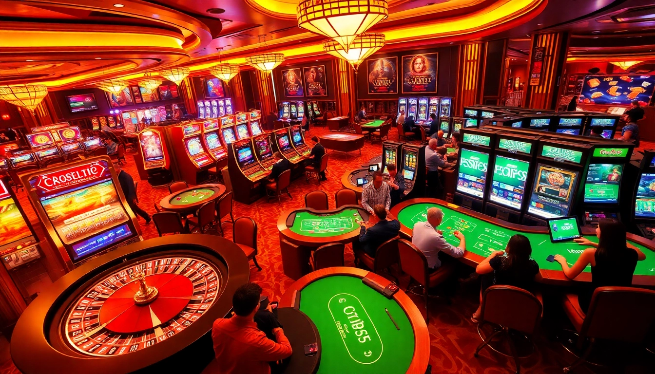 Experience the thrill of gaming action at 789pa.in.net casino with vibrant tables and engaging players.