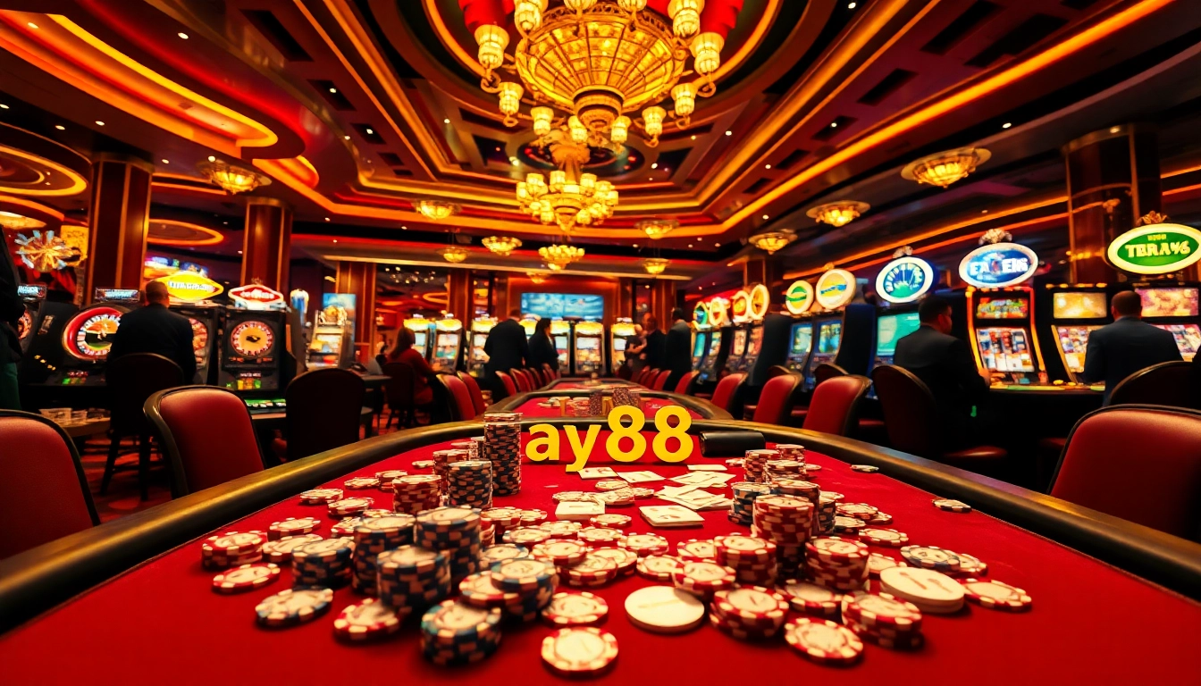 Experience the thrill of gambling at hay88 with luxurious casino elements and engaging gameplay.