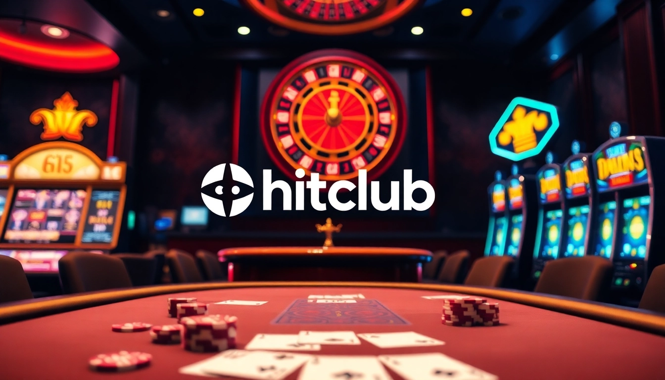 Experience excitement with hitclub's vibrant casino atmosphere featuring games and rewards.