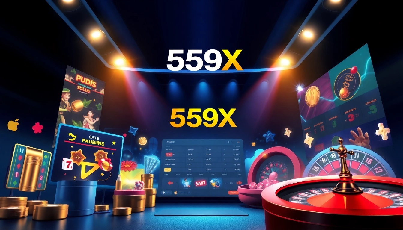 Exciting online betting experience on 559X platform, featuring games and user-friendly design.