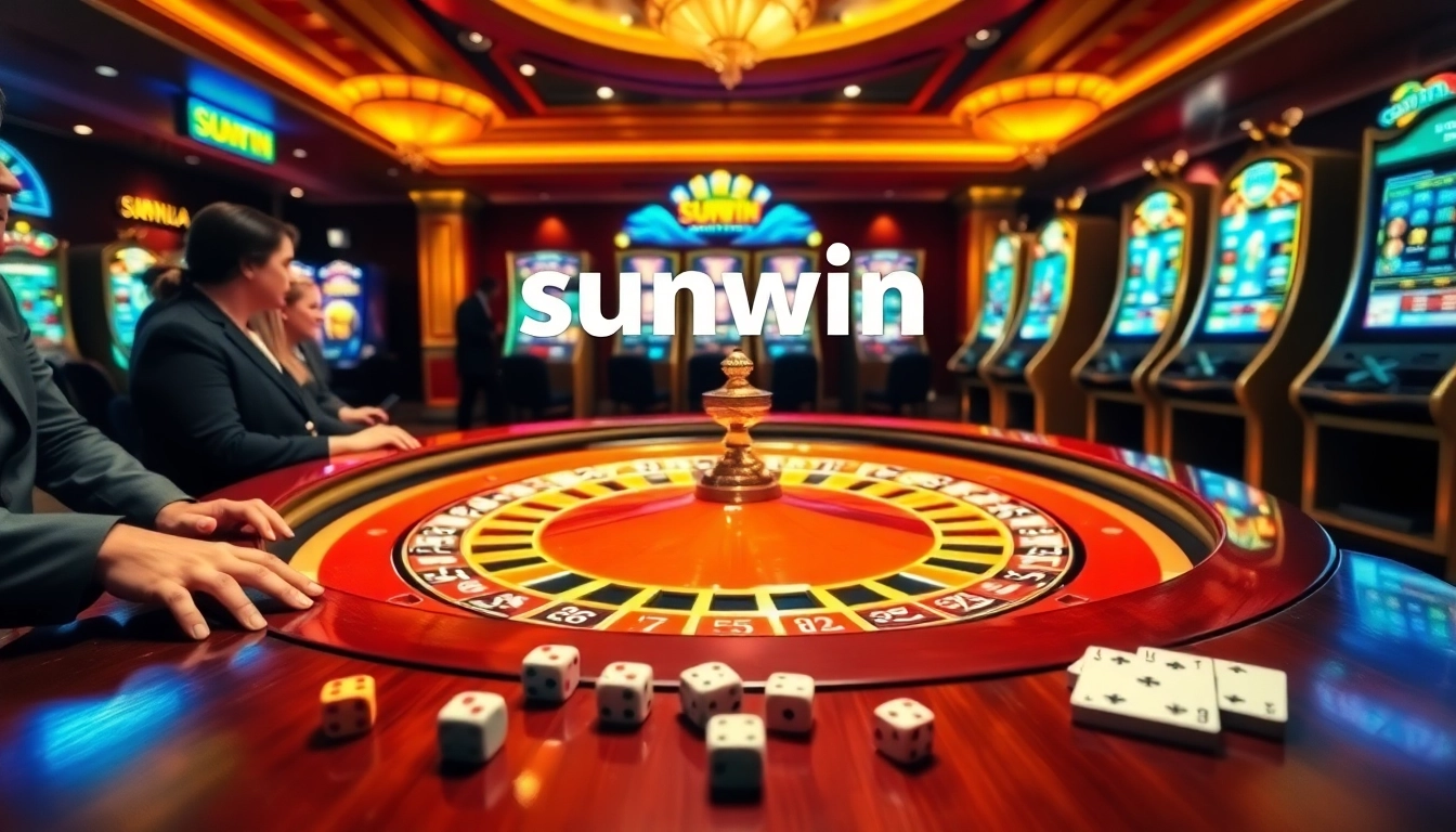 Experience the thrill of betting at sunwin's vibrant casino tables with engaging games.