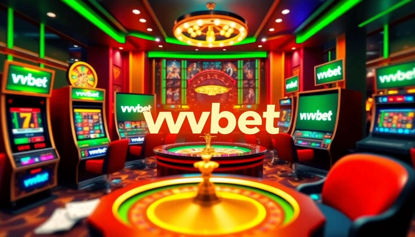 Experiencia de juego atractiva en el casino en línea de VVVBet que presenta elementos de juego vibrantes.