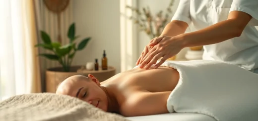 전문 마사지 치료사가 있는 고요한 환경의 출장마사지 세션