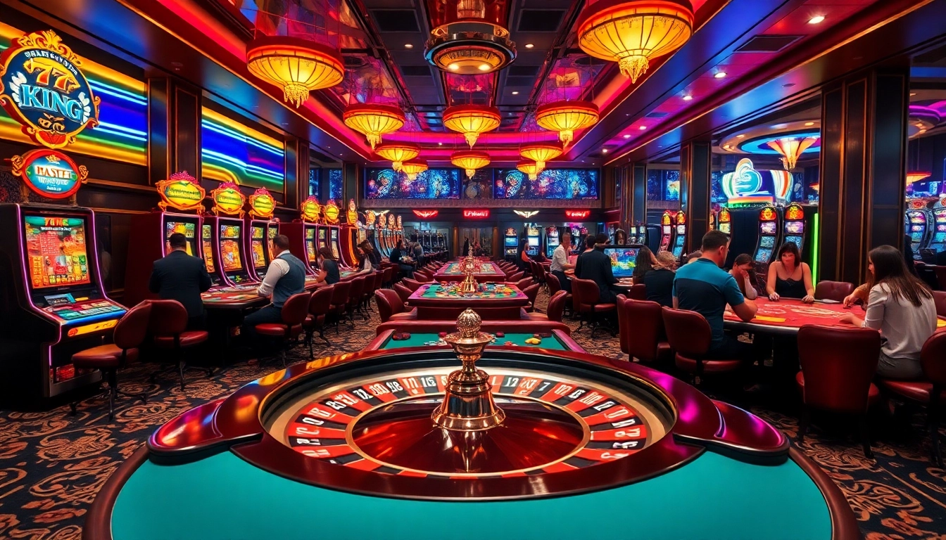 Experience the excitement of gaming at 79king with vibrant casino visuals.