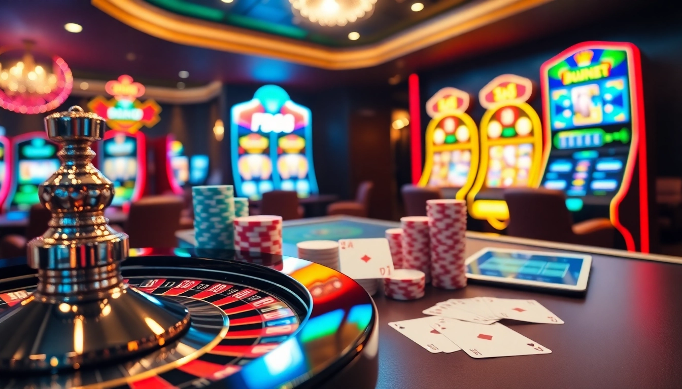 Experience thrilling online gambling at FB68 with vibrant games and an inviting casino atmosphere.