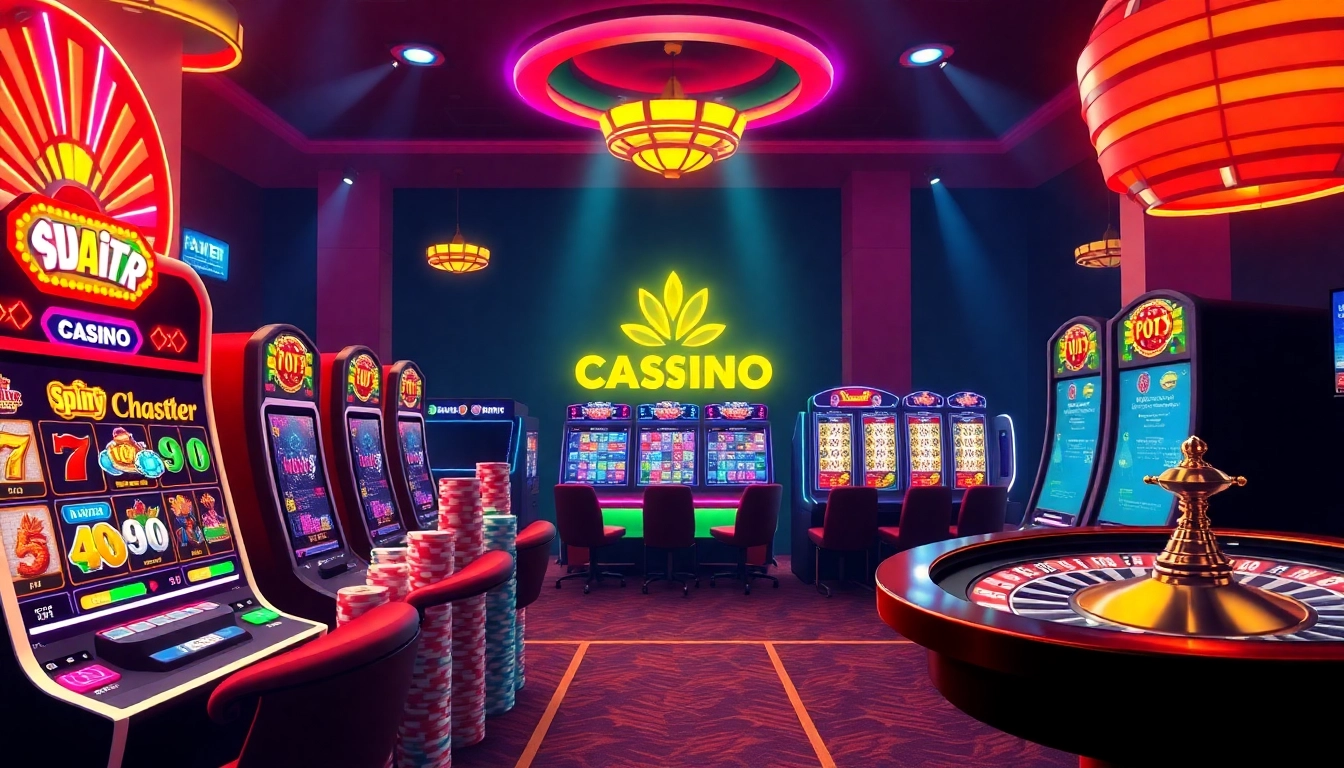 Engage in thrilling gameplay at daftar nekatwin, featuring exciting slot machines and vibrant casino visuals.
