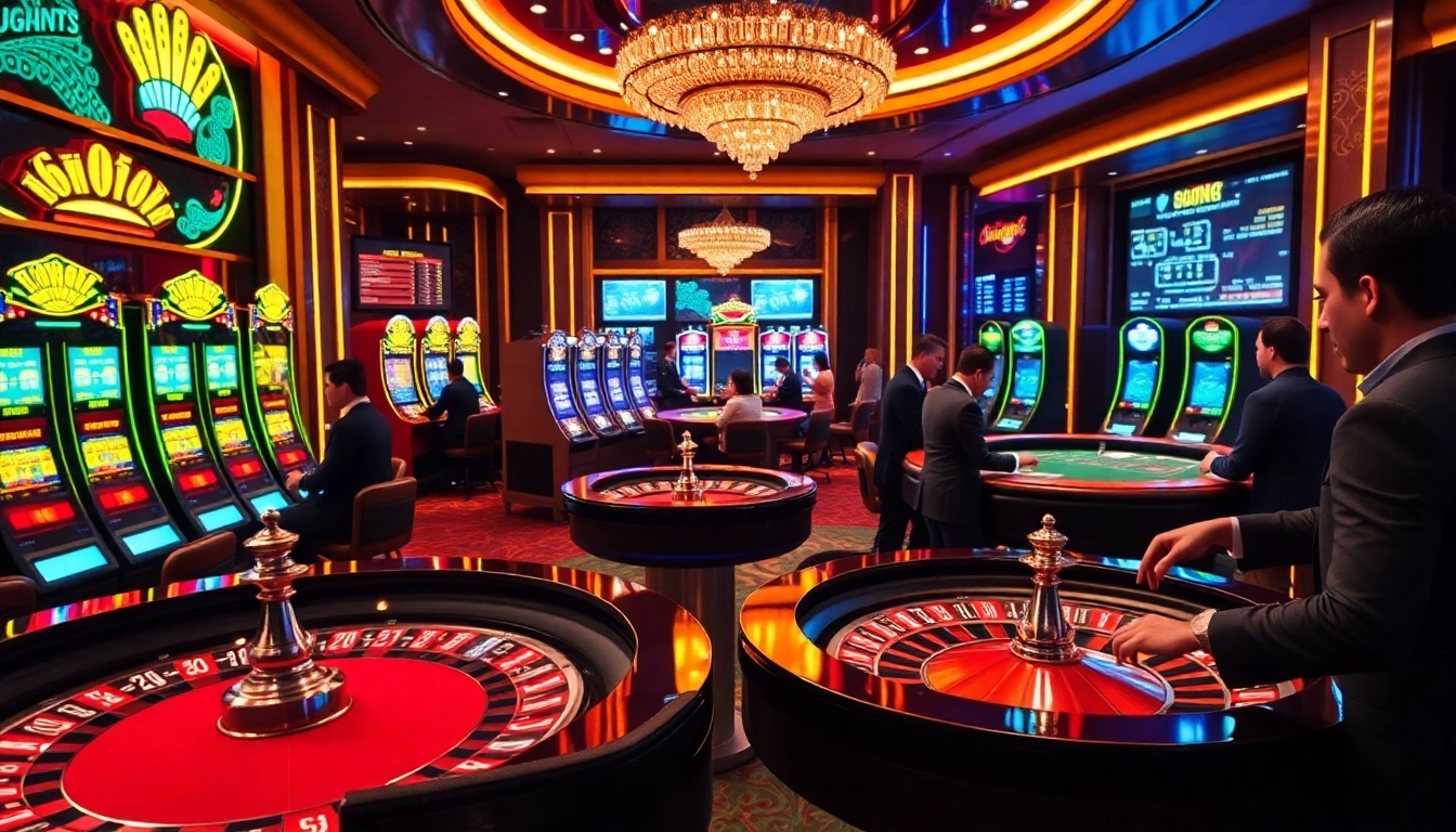Experience the excitement of 8DAY with vibrant casino tables and thrilling gameplay.