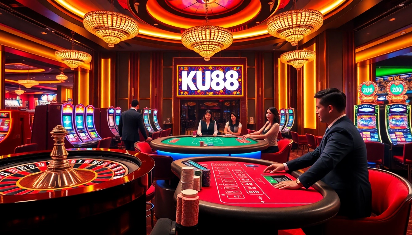 Experience the excitement of KU88 with vibrant casino games and tables.
