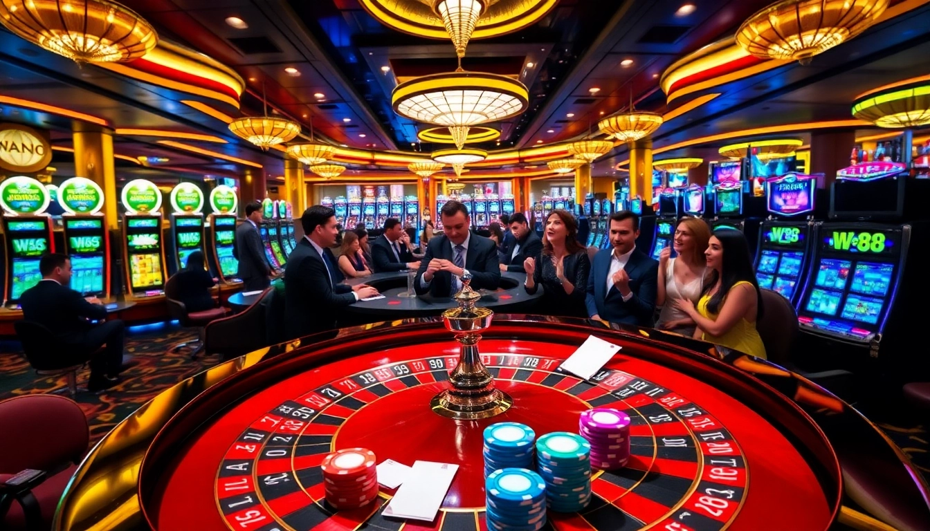 Engage in exciting gameplay at https://w88.properties/ with colorful casino elements and thrilling roulette.