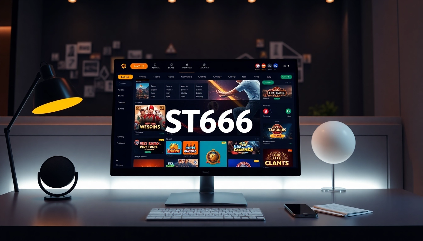 ST666 online betting platform showcasing premium gaming experience and user-friendly interface.