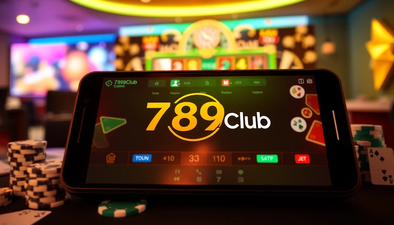 Link Vào 789club Chính Xác Và Chất Lượng displayed on a modern online gaming platform interface with vibrant casino elements.